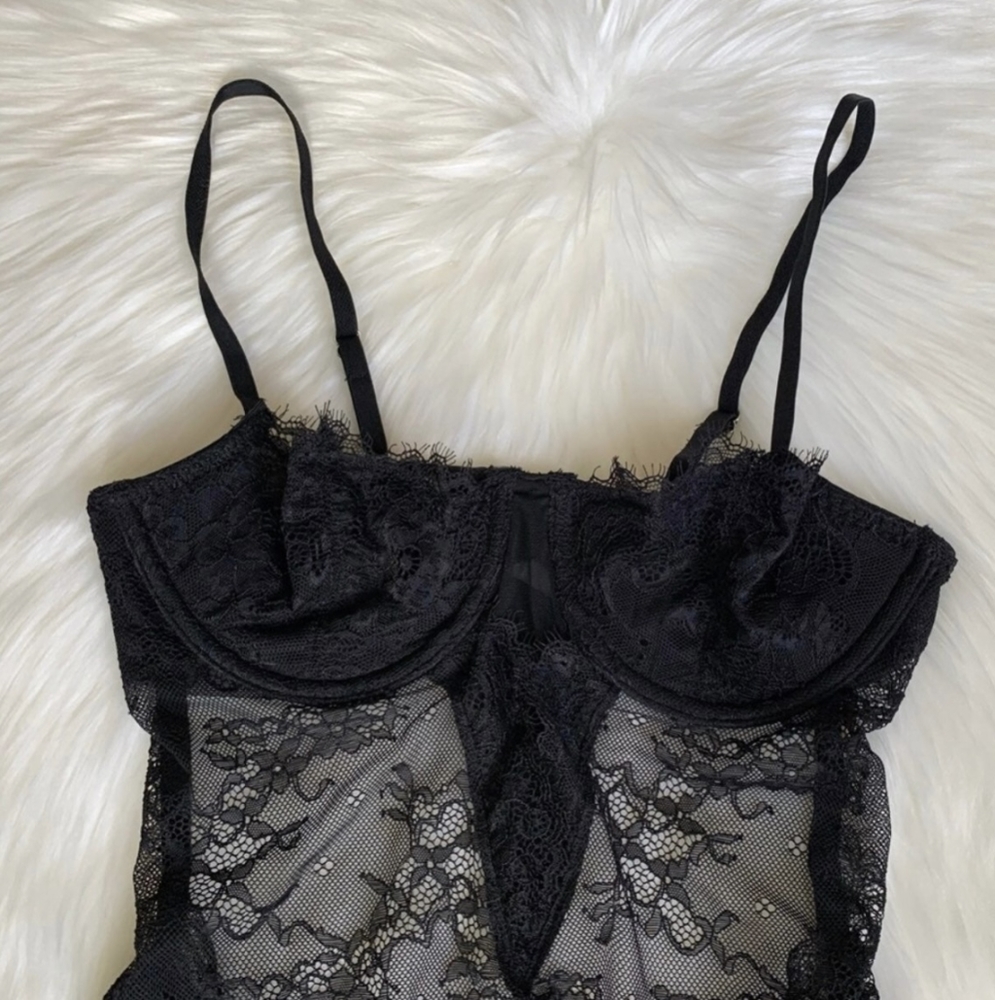 Be Wicked Push-up Bodysuit Lingerie Size Small ( NWT ) - Picture 3 of 7